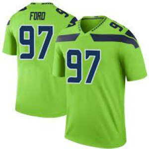 Nike Seahawks 97 Poona Ford Green Vapor Untouchable Limited Men Jersey