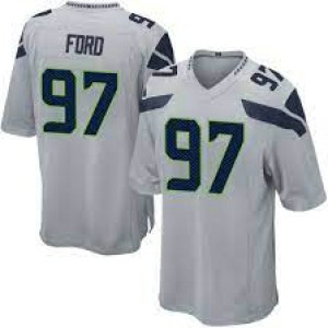 Nike Seahawks 97 Poona Ford Grey Vapor Untouchable Limited Men Jersey