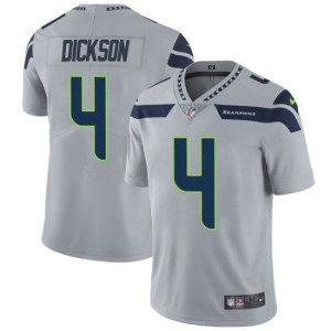 Nike Seattle Seahawks 4 Michael Dickson Vapor Untouchable Limited Gray Men Jersey