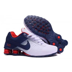 Nike Shox DELIVER 809 White Blue Shoes