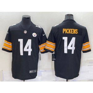Nike Steelers 14 George Pickens Black 2022 NFL Draft Vapor Untouchable Limited Men Jersey