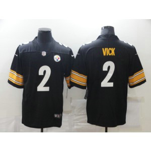 Nike Steelers 2 Vick Black Vapor Untouchable Limited Men Jersey