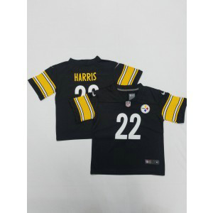 Nike Steelers 22 Najee Harris Black Toddler jersey