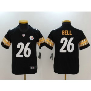 Nike Steelers 26 Le'Veon Bell Black Vapor Untouchable Youth Limited Jersey