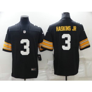 Nike Steelers 3 Dwayne Haskins Jr. Black Vapor Untouchable Limited Men Jersey