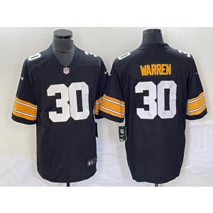 Nike Steelers 30 James Conner Black Vapor Untouchable Limited Men Jersey