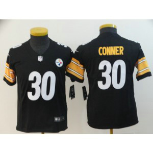 Nike Steelers 30 James Conner Black Vapor Untouchable Limited Youth Jersey