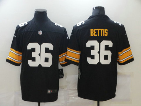 Nike Steelers 36 Jerome Bettis Black Vapor Untouchable Limited Jersey