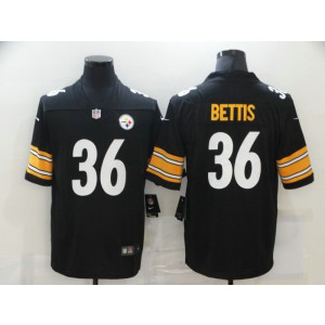 Nike Steelers 36 Jerome Bettis Black Vapor Untouchable Limited Men Jersey