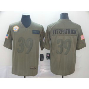 Nike Steelers 39 Minkah Fitzpatrick 2019 Salute To Service Limited Men Jersey