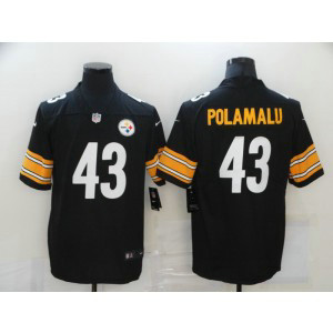 Nike Steelers 43 Troy Polamalu Black Vapor Untouchable Limited Men Jersey