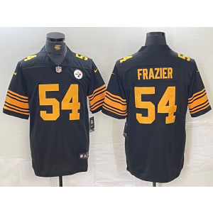 Nike Steelers 54 Frazier Black Vapor Color Rush Limited Men Jersey