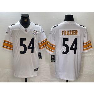 Nike Steelers 54 Frazier White Vapor Untouchable Limited Men Jersey