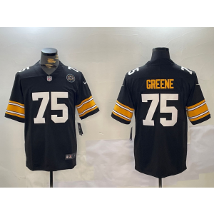 Nike Steelers 75 Joe Greene Black Vapor Untouchable Limited Men Jersey