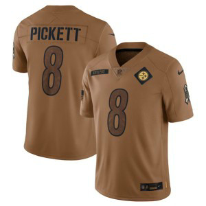 Nike Steelers 8 Kenny Pickett 2023 Brown Salute To Service Limited Men Jersey