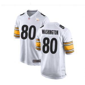Nike Steelers 80 Darnell Washington White Vapor Untouchable Limited Men Jersey