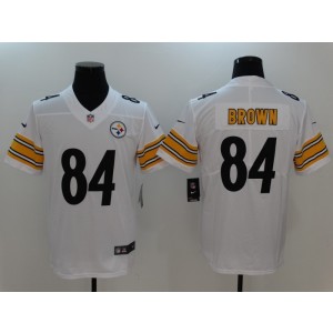 Nike Steelers 84 Antonio Brown White Vapor Untouchable Limited Men Jersey