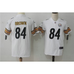 Nike Steelers 84 Antonio Brown White Vapor Untouchable Limited Youth Jersey