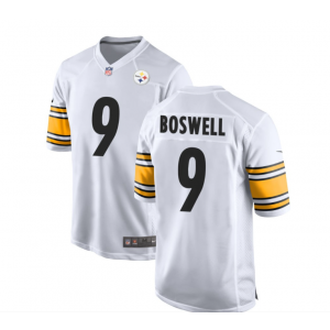 Nike Steelers 9 BOSWELL White Vapor Untouchable Limited Men Jersey