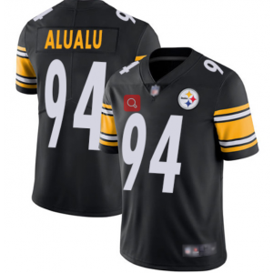 Nike Steelers 94 Tyson Alualu Black Vapor Untouchable Limited Men Jersey