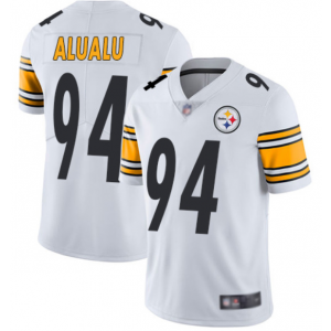 Nike Steelers 94 Tyson Alualu White Vapor Untouchable Limited Men Jersey