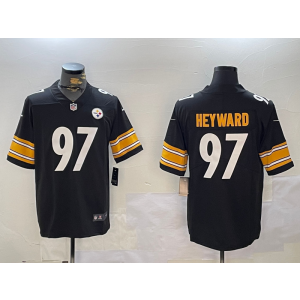 Nike Steelers 97 Cameron Heyward Black Vapor Limited Men Jersey