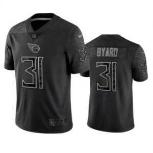 Nike Tennessee Titans 31 Kevin Byard Black Reflective Vapor Limited Men Jersey