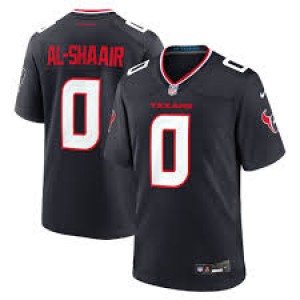 Nike Texans 0 Azeez Al-Shaair Black Vapor Limited Men Jersey