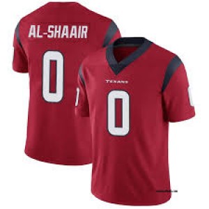 Nike Texans 0 Azeez Al-Shaair Red Vapor Limited Men Jersey