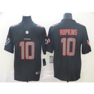 Nike Texans 10 DeAndre Hopkin Black Impact Limited Men Jersey