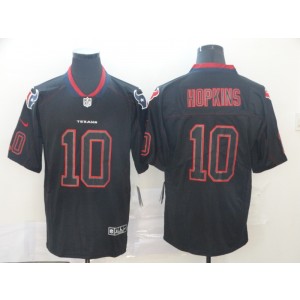 Nike Texans 10 DeAndre Hopkin Black Shadow Limited Men Jersey