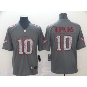 Nike Texans 10 DeAndre Hopkins Gray Static Vapor Untouchable Limited Men Jersey