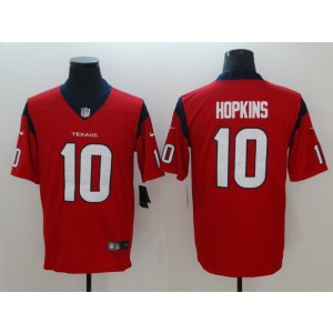 Nike Texans 10 DeAndre Hopkins Red Vapor Untouchable Limited Men Jersey