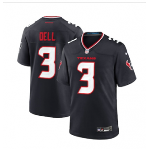 Nike Texans 3 DELL Black Vapor Untouchable Limited Men Jersey