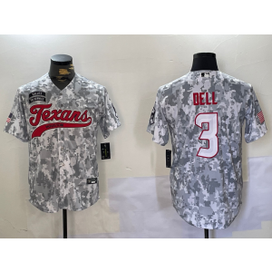 Nike Texans 3 Tank Dell Camo Vapor Baseball Limited Men Jersey
