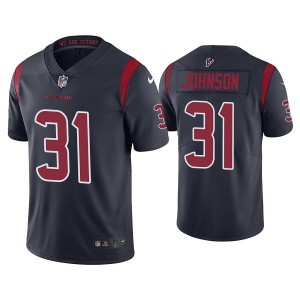 Nike Texans 31 David Johnson Blue Color Rush Limited Men Jersey