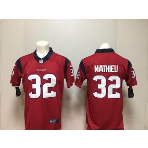 Nike Texans 32 Tyrann Mathieu Red Vapor Untouchable Limited Men Jersey