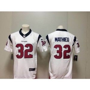 Nike Texans 32 Tyrann Mathieu White Vapor Untouchable Limited Men Jersey