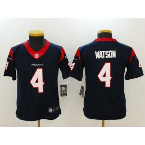 Nike Texans 4 Deshaun Watson Navy Youth Limited Jersey