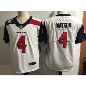Nike Texans 4 Deshaun Watson White Vapor Untouchable Limited Men Jersey