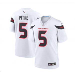 Nike Texans 5 Jalen Pitre White Vapor Limited Men Jersey