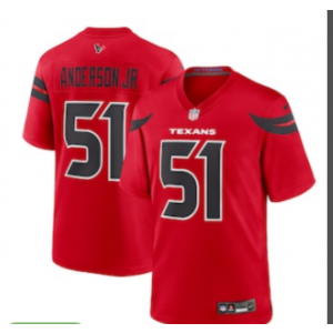 Nike Texans 51 Will Anderson Jr. Red 2024 New Vapor Limited Men Jersey