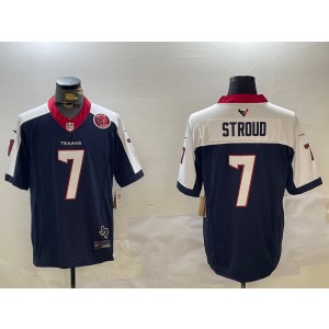Nike Texans 7 C.J. Stroud Thanksgiving Day F.U.S.E. Vapor Limited Men Jersey