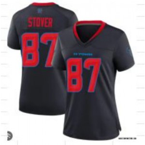 Nike Texans 87 Stover Navy Vapor Limited Men Jersey
