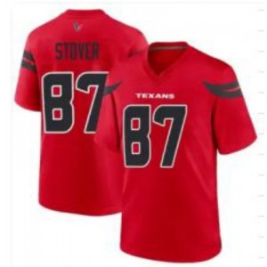Nike Texans 87 Stover Red Vapor Limited Men Jersey