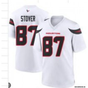 Nike Texans 87 Stover White Vapor Limited Men Jersey