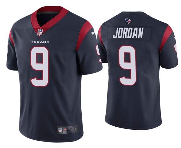 Nike Texans 9 Brevin Jordan Navy Vapor Untouchable Limited Jersey