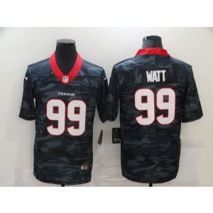 Nike Texans 99 J.J. Watt 2020 Black Camo Limited Men Jersey