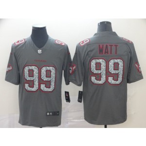 Nike Texans 99 J.J. Watt Gray Static Vapor Untouchable Limited Men Jersey