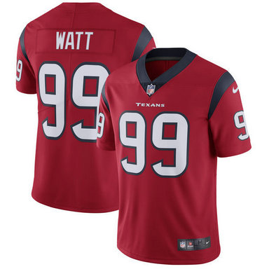 Nike Texans 99 J.J. Watt Red Vapor Untouchable Limited Jersey